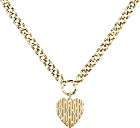 Pendente-MORELLATO-donna-Incanto-acciaio-dorato-/-cuore