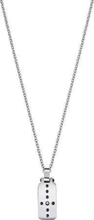 Pendente-MORELLATO-uomo-Cross-acciaio