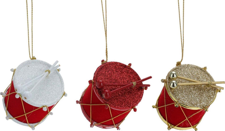 Pendente per albero di Natale a forma di Tamburo, decorazione da 45 mm Casa e cucina/Decorazioni per interni/Addobbi e decorazioni per ricorrenze/Decorazioni natalizie/Addobbi e decorazioni/Ciondoli e pendenti MagiediNatale.it - Altamura, Commerciovirtuoso.it