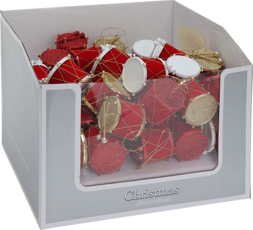 Pendente per albero di Natale a forma di Tamburo, decorazione da 45 mm Casa e cucina/Decorazioni per interni/Addobbi e decorazioni per ricorrenze/Decorazioni natalizie/Addobbi e decorazioni/Ciondoli e pendenti MagiediNatale.it - Altamura, Commerciovirtuoso.it