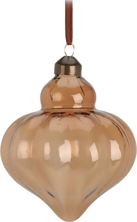 Pendente per albero di Natale, in vetro, colore rame, decorazione natalizia da 10 x 12 cm Casa e cucina/Decorazioni per interni/Addobbi e decorazioni per ricorrenze/Decorazioni natalizie/Addobbi e decorazioni/Ciondoli e pendenti MagiediNatale.it - Altamura, Commerciovirtuoso.it