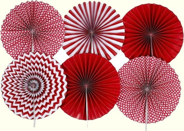 Pendente-Rosone-Ventaglio-6-Pezzi-Rosso-In-Carta-35.5cm-Compleanni-Photoboot