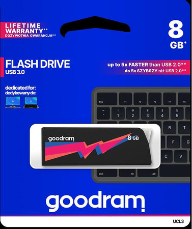 Pendrive-GoodRAM-8GB-UCL2-BLACK-USB-3.0---retail-blister