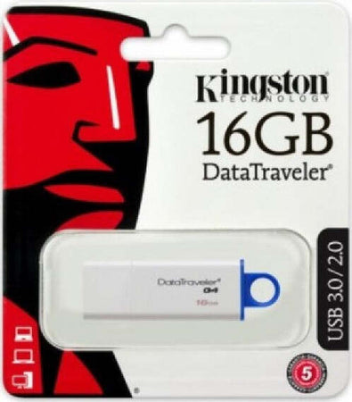 Pendrive-Usb-3.0/2.0-16gb-Chiavetta-Penna-16-Gb-Chiave-Kingston-Memoria-Dtg4/16gb