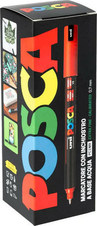 Pennarello-Osama-Uni-Posca-Pc1-Gift-Box-in-Alluminio-Confezione-9-Colori-Assortiti