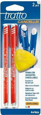 Penne-cancellabili-Fila-Cancellik-inchiostro-Rosso-tratto-Fine-0,4-mm