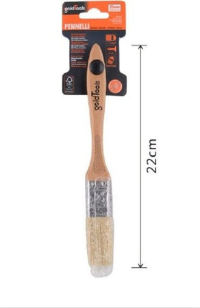 Pennello-Piatto-22-Cm-Con-Manico-In-Legno-Setole-Morbide-Pittura-Vernice-90202