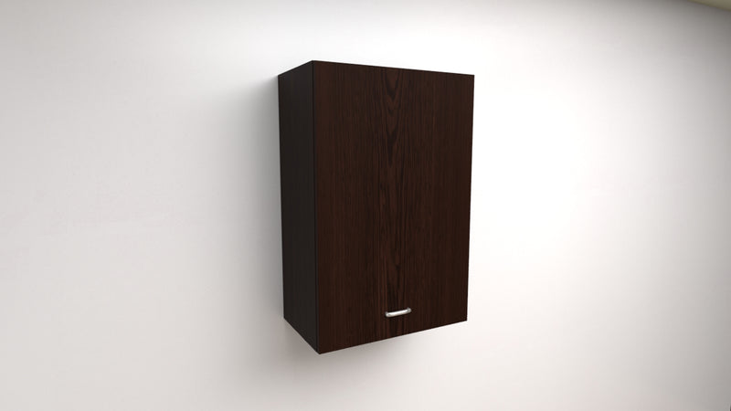 Pensile 48x60x33 Compreso di 1 Anta Spedizione A Kit Le Misure Si intendono Altezza X Larghezza X profondità in colore wengè