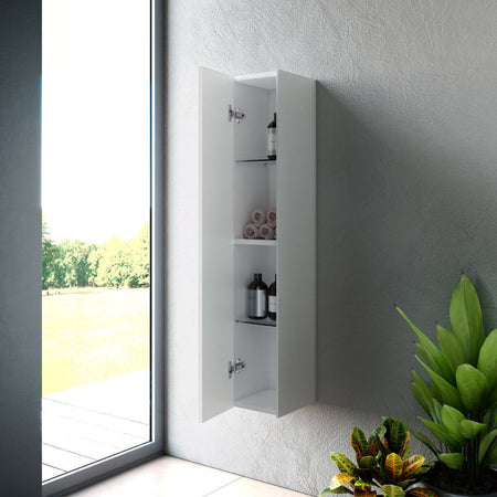 Pensile Colonna 25cm Sospesa per Bagno Casa e cucina/Bagno/Mobili da bagno/Mobiletti con lavabo Shopbagno.it - Roma, Commerciovirtuoso.it