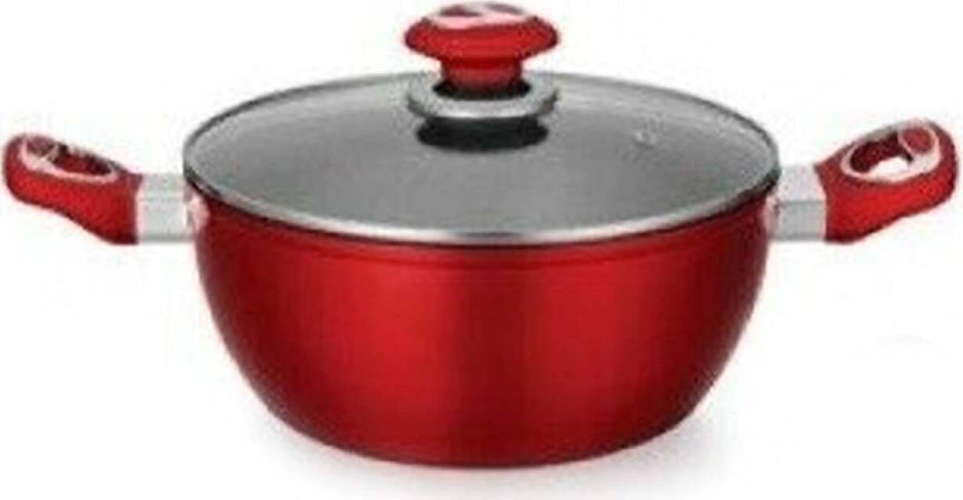 Pentola Rossa Con Coperchio Bavaria Italia Art. Amc 24 Cm Pentola Bavaria Coperchio in Vetro per Cottura Casa e cucina/Pentole padelle e pirofile/Pentole e padelle/Pentole universali L’Orchidea - Siderno, Commerciovirtuoso.it