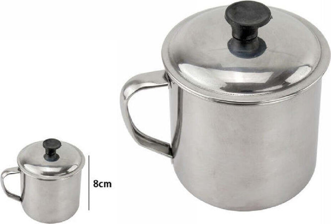 Pentolino Bollilatte Bicchiere Acciaio 8 Cm Metallo Con Manico Coperchio 67507 Casa, arredamento e bricolage > Cucina > Pentole e Padelle Trade Shop italia - Napoli, Commerciovirtuoso.it