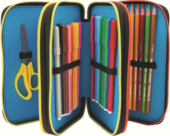 Pera Toons Astuccio Completo 3 Zip per La Scuola Cancelleria e prodotti per ufficio/Scuola e materiale didattico/Materiale scolastico/Cartelle e zaini per la scuola/Astucci Cartoleria Deja Vu - Crotone, Commerciovirtuoso.it
