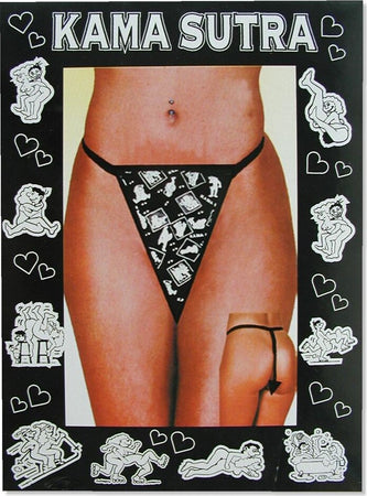 Perizoma con immagini del Kamasutra da Donna intimo sexy da donna Salute e cura della persona/Erotismo e contraccezione/Abbigliamento erotico/Donna/Slip e perizomi Kondorama - Martinsicuro, Commerciovirtuoso.it