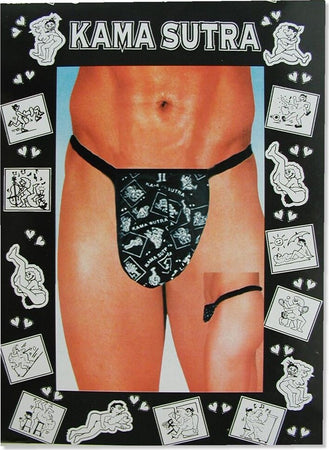Perizoma con immagini del Kamasutra da Donna intimo sexy da uomo Salute e cura della persona/Erotismo e contraccezione/Abbigliamento erotico/Uomo/Perizomi string e tanga Kondorama - Martinsicuro, Commerciovirtuoso.it