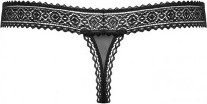 Perizoma Nero Trasparente Sexy Intimo Obsessive 862-tho-1 Perizoma Tg S/M Perizoma Nero Salute e cura della persona/Erotismo e contraccezione/Abbigliamento erotico/Donna/Slip e perizomi Kondorama - Martinsicuro, Commerciovirtuoso.it