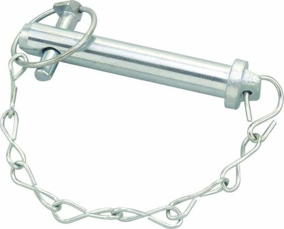 Perno per 3°punto ø25x120mm con spina scatto conf, confezione da 5 pezzi