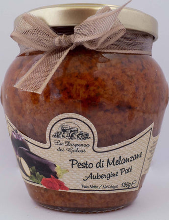Pesto di Melanzane 190 g Pesto La Dispensa dei Golosi - Santa Lucia del Mela, Commerciovirtuoso.it