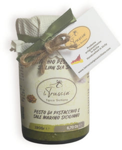 Pesto di Pistacchio al 60% con Pistacchio di Sicilia e Sale Marino di Sicilia