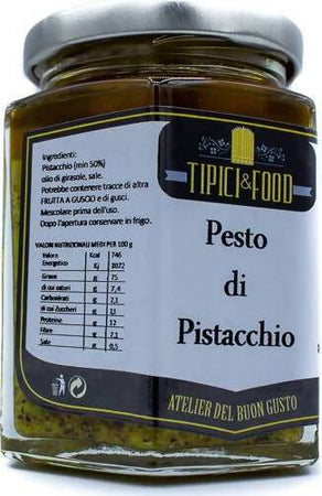 Pesto di Pistacchio - vasetto 190g Pesto di Pistacchio Tipici & Food - Bronte, Commerciovirtuoso.it