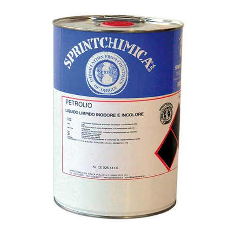 Petrolio Bianco Raffinato per Tipografia - Senza Odori, Sgrassante e Pulizia Efficace