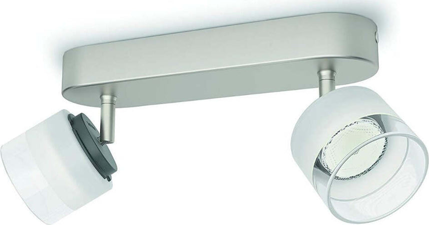 PHILIPS---FREMONT-BARRA-2-FARETTI-ACCIAIO-SPAZZOLATO-LED-2-X-4W