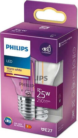 PHILIPS---LAMPADINA-LED-A-SFERA-FILAMENTO-25W-E27-2700K-ND
