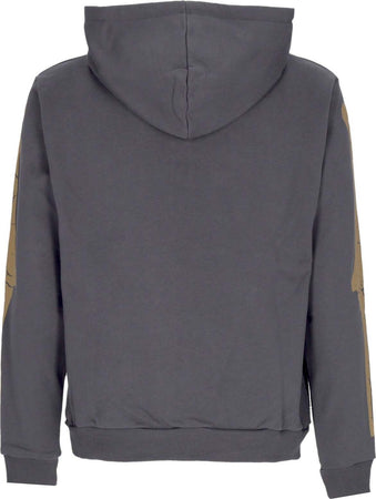 PHOBIA-Felpa-Leggera-Cappuccio-Uomo-Bones-Hoodie-Grey/red/beige-da-uomo