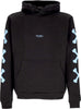 PHOBIA-Felpa-Leggera-Cappuccio-Uomo-Cross-Bones-Hoodie-Black/light-Blue-da-uomo