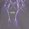 PHOBIA-Felpa-Leggera-Cappuccio-Uomo-Lightning-Hoodie-Grey/purple-da-uomo