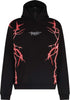 PHOBIA-Felpa-Leggera-Cappuccio-Uomo-New-Lightning-Balaclava-Hoodie-Black/red-da-uomo