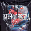 PHOBIA-Felpa-Leggera-Cappuccio-Uomo-Snake-Balaclava-Hoodie-Black-da-uomo