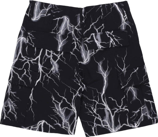 PHOBIA-Pantalone-Corto-Uomo-All-Over-Lightning-Cargo-Shorts-Black/grey-da-uomo