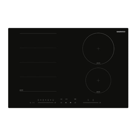 Piano cottura Daewoo H7IS50L1IT induzione 78 cm 6 zone nero