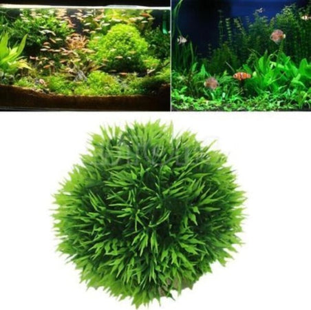 Pianta-Piantina-Artificiale-Per-Acquario-Piante-Finte-Plastica-Cespuglio-Verde