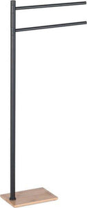 Piantana-asciugamani-a-2-bracci-Gedy-TA31-41-TANIA-Bamboo-e-Nero