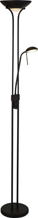 Piantana-Contemporaneo-Mother-Child-Acciaio-Nero-Vetro-Led-15,41W-3000K