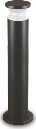 Piantana-Da-Terra-Contemporaneo-Torre-Alluminio-Nero-1-Luce-E27-15W-Ip44