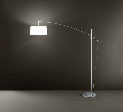 Piantana-In-Metallo-Moderna-Demetra-Cromo-Bianco-2-Luci-E27