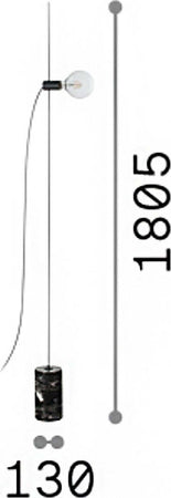 Piantana-moderna-EVA-295213-E27-LED-lampada-terra-metallo-nero