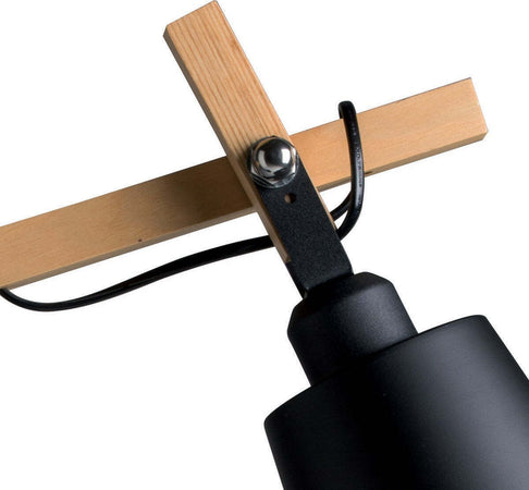 Piantana-moderna-Illuminando-TESSA-TETESSAE27-LED-legno-metallo-braccio-orientabile-lampada-terra