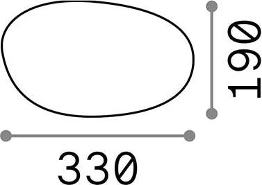 Piantana-Moderna-Sasso-Materie-Plastiche-Bianco-1-Luce-E27-D33Cm