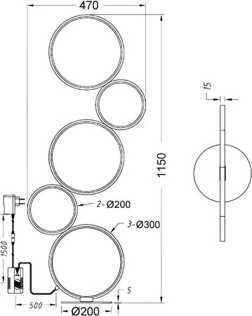 Piantana-moderna-Trio-lighting-RONDO-LED-metallo-dimmerabile-lampada-terra