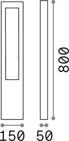 Piantana-Moderna-Vega-Alluminio-Coffee-1-Luce-G9-3W-3000K-Luce-Calda