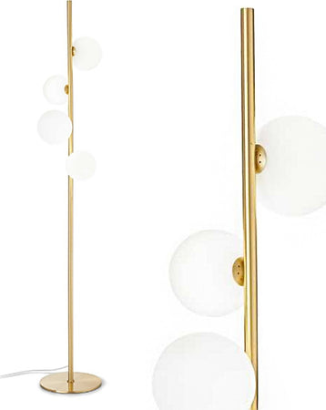 Piantana-ottone-PERLAGE-277967-G9-LED-lampada-terra-classica-sfere