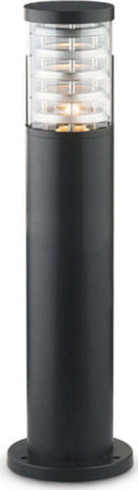 Piantana-Palo-Da-Esterno-Moderna-Tronco-Alluminio-Nero-1-Luce-E27-H40Cm