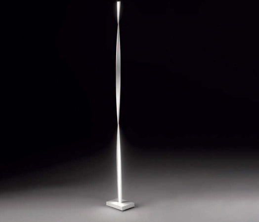 Piantane---Lampade-Da-Terra-Contemporaneo-Twist-Metallo-Bianco-Led-26W