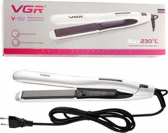 Piastra-Capelli-Lisci-50w-Professionale-Rivestita-In-Ceramica-Display-Lcd-V-552