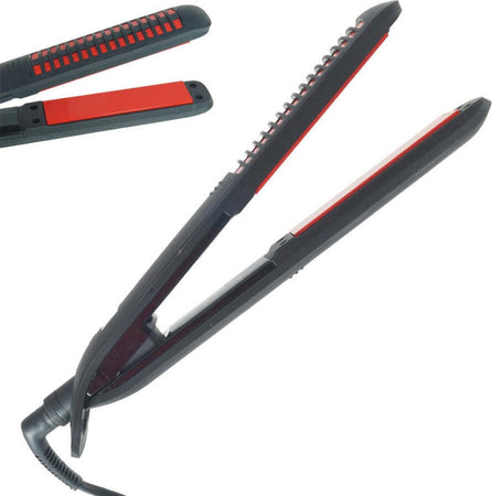 Piastra-Lisciante-In-Ceramica-Per-Capelli-Lisci-Crespi-Bagnati-45w-Sk-2007-Prof