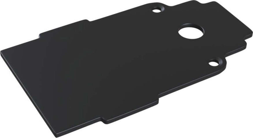 Piastra-Moderna-Per-Binario-Da-Incasso-Alluminio-Nero