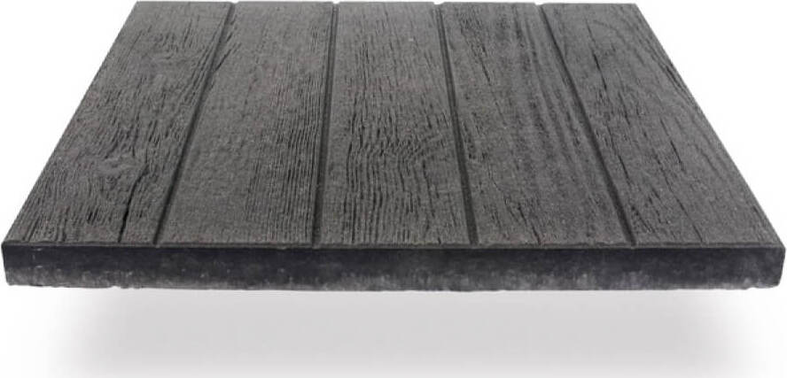 Piastra-ombrellone-palo-laterale-wengè'-50x50-Antracite-Milani-Home